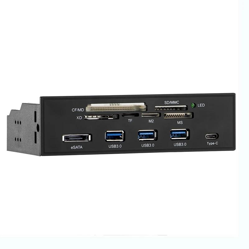 PC ǻ  г USB 2.0 ī , 3 Ʈ, USB3.0, CŸ, ESATA,MD,SD/MMC,XD,TF,M2,MS64G CF , 5.25 ġ